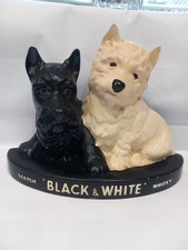 Brentleigh Ware 1960s Scottie Dog Whisky Pub Sign Black & White Offers Welcome