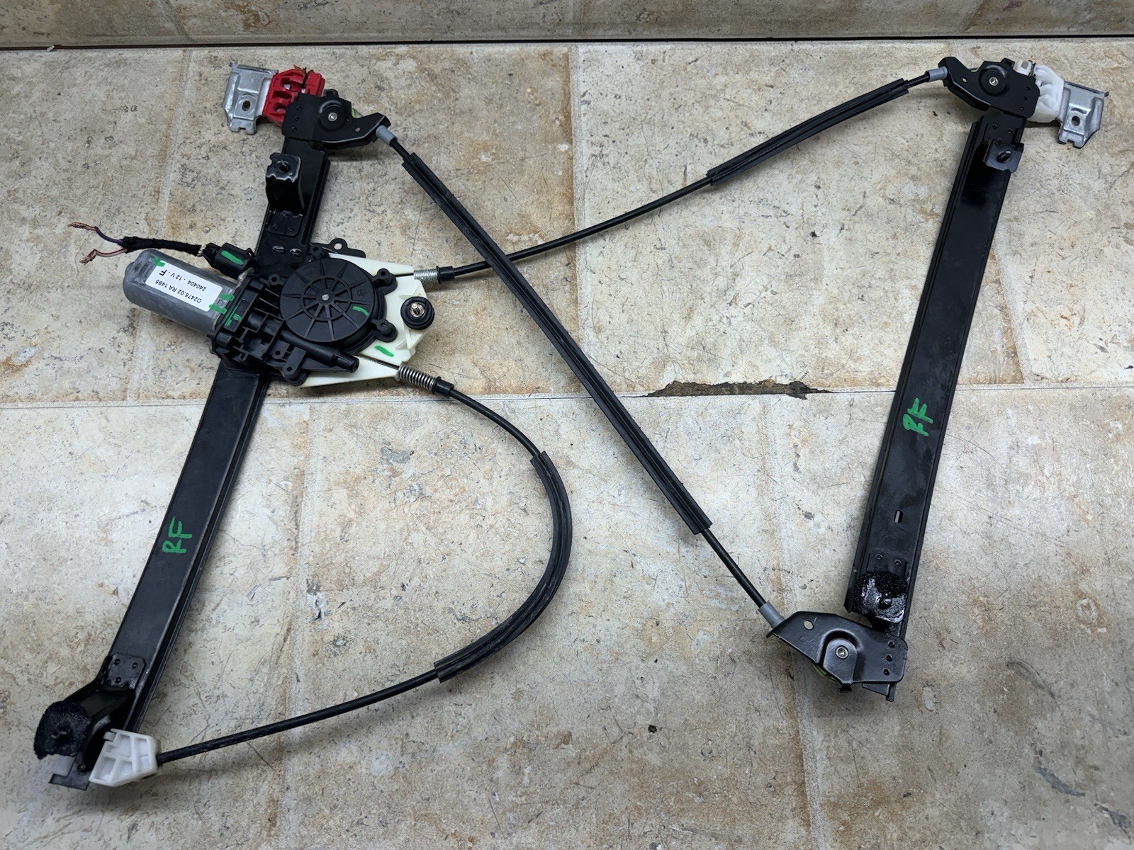 03-13 Maserati Quattroporte M139 Front Right Side Window Regulator Motor 15K OEM
