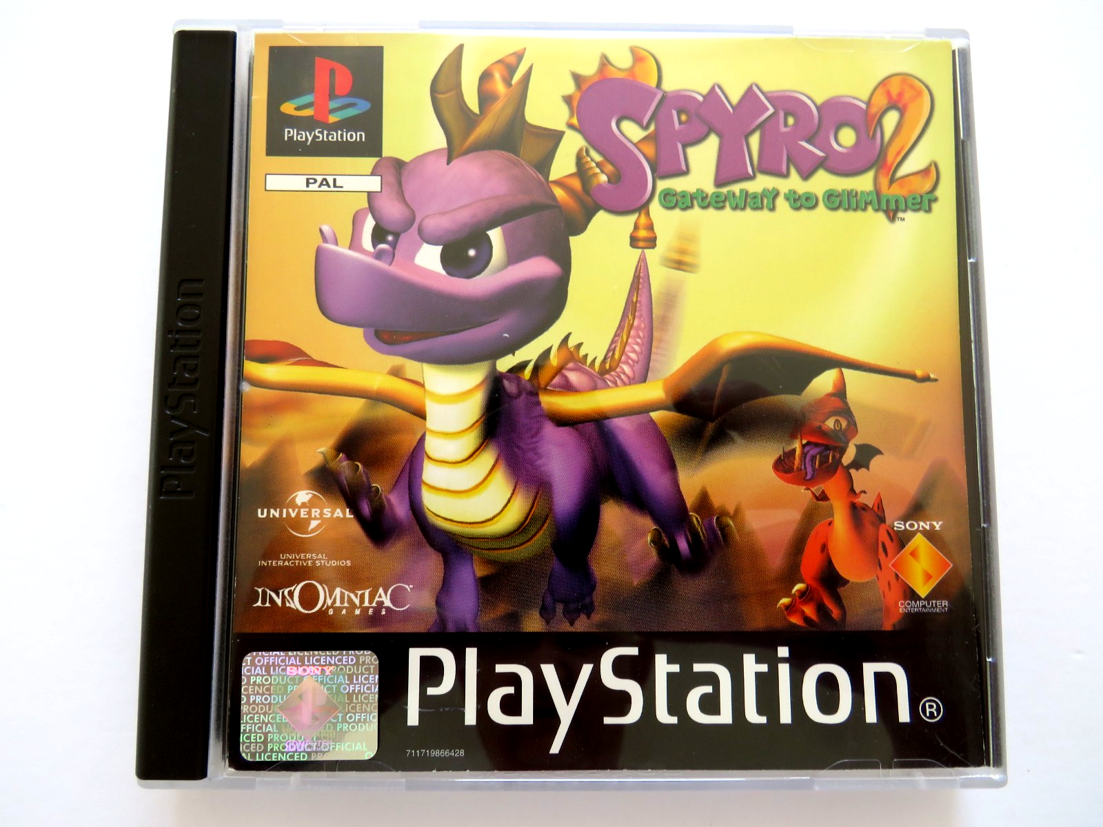 Spyro 2 Gateway to Glimmer (Sony PlayStation 1, 1998)