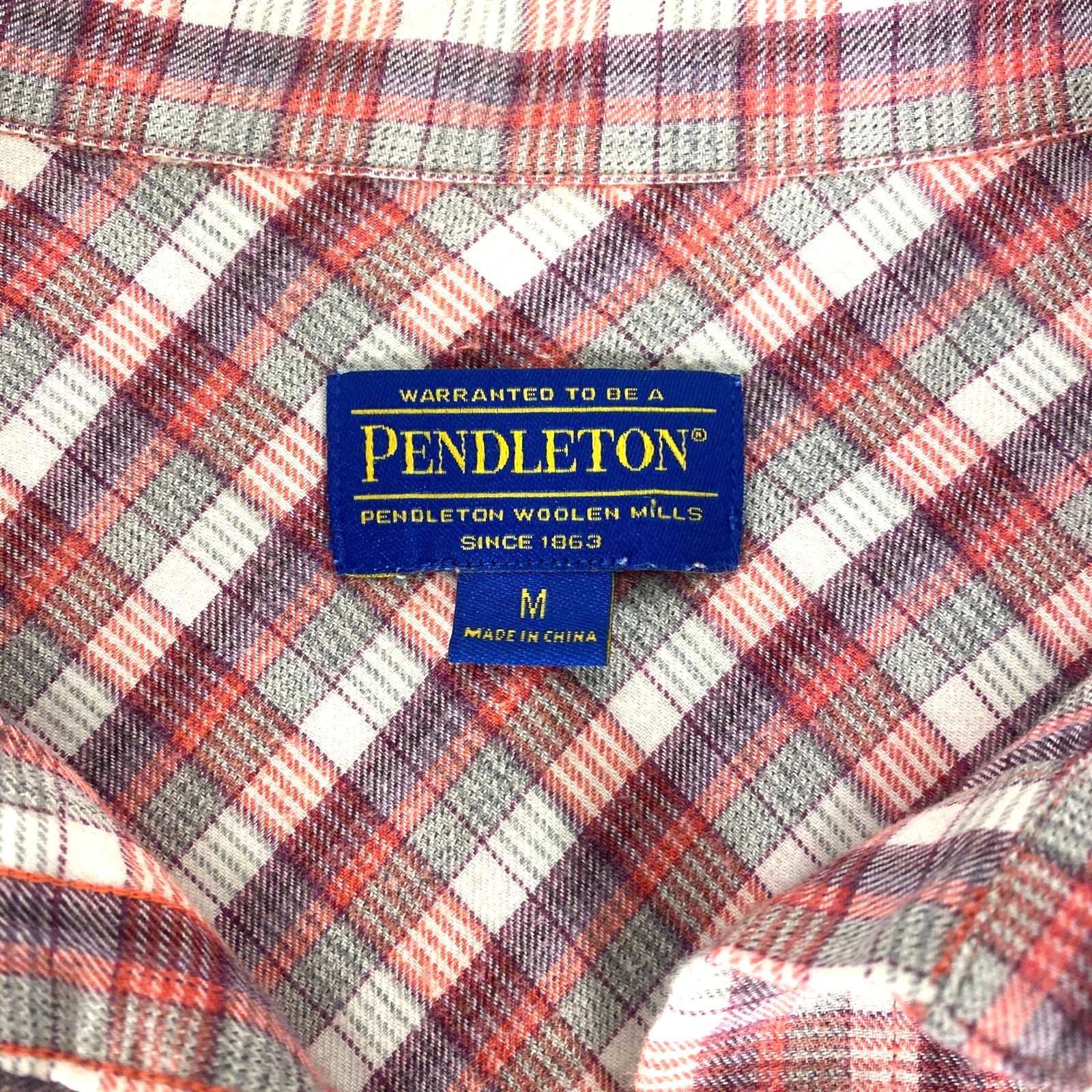 Pendleton Womens Medium Plaid Button Front Shirt … - image 4