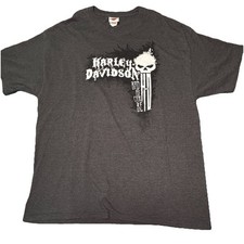 Harley Davidson Appleton, WI “Bad as Can Be” Graphic T Shirt 2XL Black Two Sided