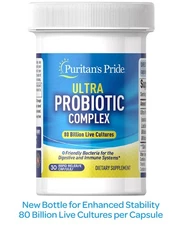 Puritan's Pride Ultra Probiotic Complex 80 Billion - 30 Capsules