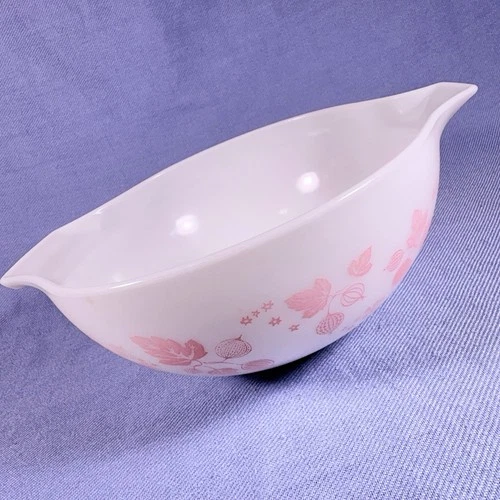 Pink Gooseberry Cinderella Pyrex Bowl