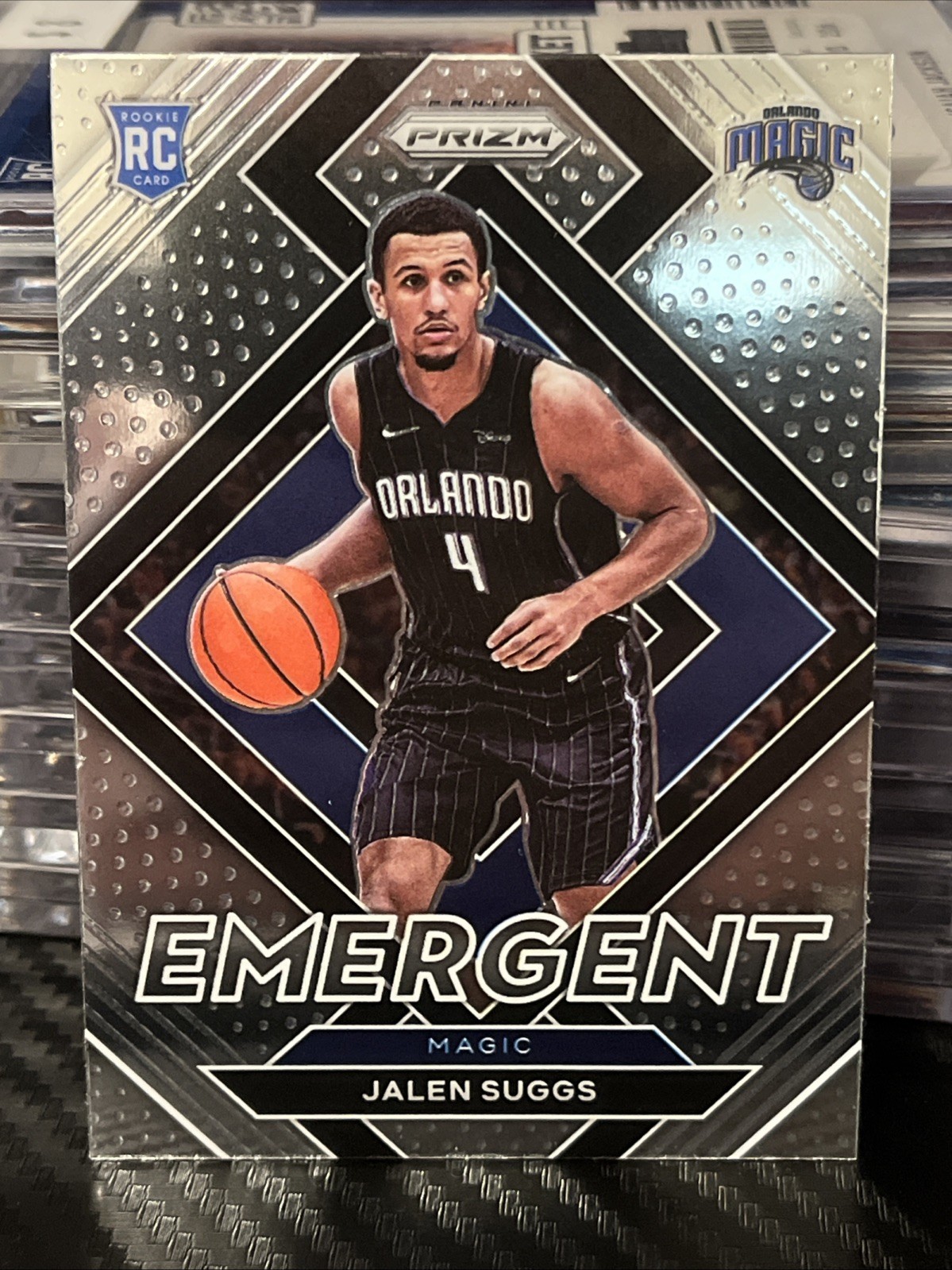 2021-22 Panini Prizm - Emergent Jalen Suggs #12 Silver Prizm (RC)