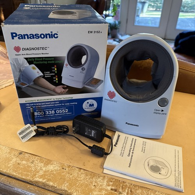 #ad Diagnostec Panasonic Digital Upper Arm Blood Pressure Monitor EW 3152 $79.99