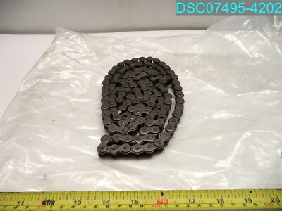 61 Link Motorcycle Chain 420 Heavy Duty O Loop Link 59'' L