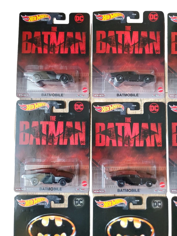 2023 风火轮高级蝙蝠侠蝙蝠车 DC1: 64 比例多种 12 件 — 第 2/3 张图片