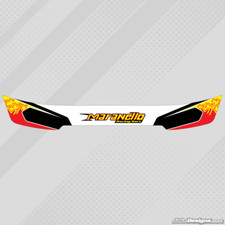 MARANELLO 2017 HELMET VISOR STICKERS/STRIPS - KARTING