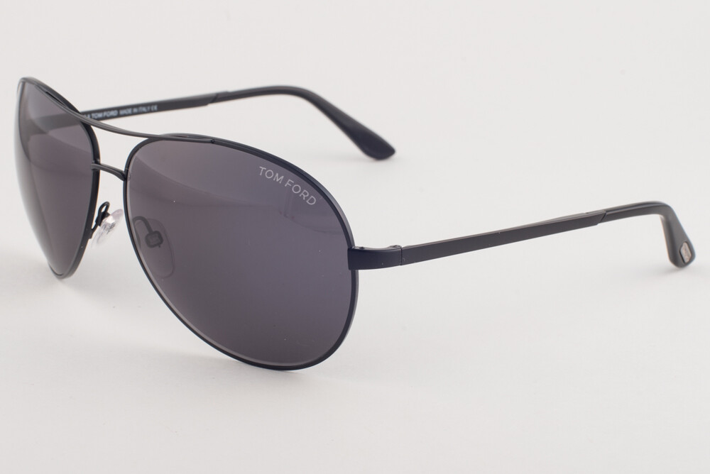 週末セール‼️トムフォード　サングラス　Charles TF35 BR Tom Ford CHARLES 035 OBR Black / Gray Sunglasses TF035 0BR