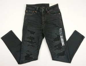 New American Eagle Men's Jeans Skinny Next Level Flex Distressed Ripped Black 26 | eBay