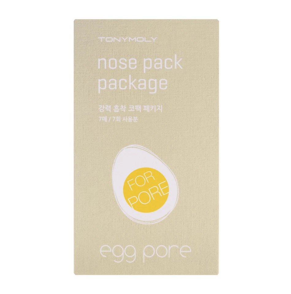[ TONYMOLY ] Egg Pore Nose Pack x  7 sheets Powerful pore removing Pack - Image 2 of 3