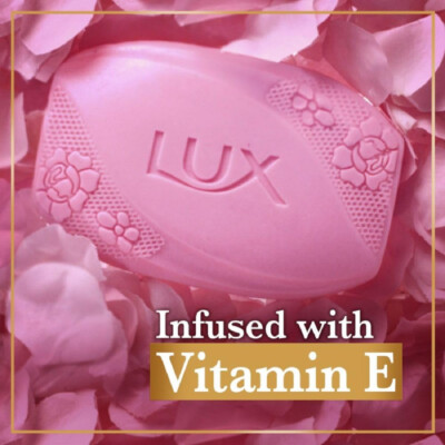 Lux - NATURAL GLOW - Soft Glowing Skin With Rose Extract - 100g - Free Ship