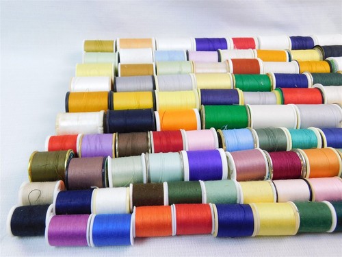 123 Spools Vintage Coats & Clark Talon Trusew Polyester Thread Multicolor - Picture 3 of 4
