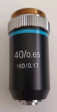 40x ACHROMATIC MICROSCOPE OBJECTIVE NEW OPEN BOX 