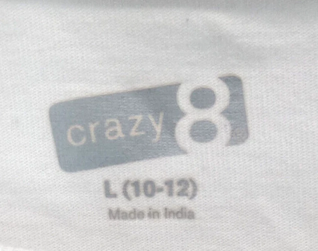 Camisa Gold Star Niño Talla Grande Blanca y Lentejuelas Manga Larga Crazy 8  Foto 3 de 4