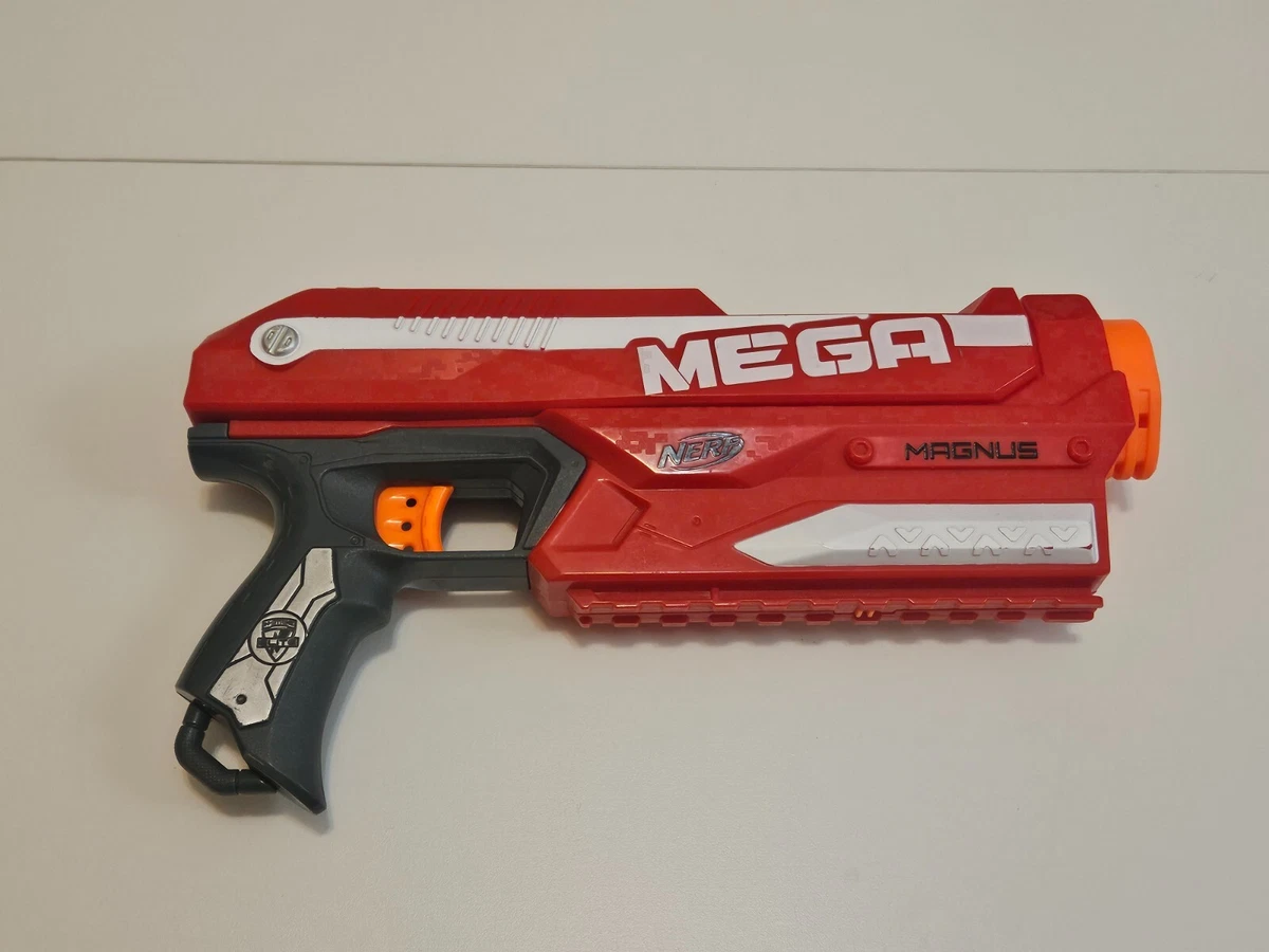 NERF N Strike Elite Magnus Dart Gun Blaster with 8 Red Jumbo