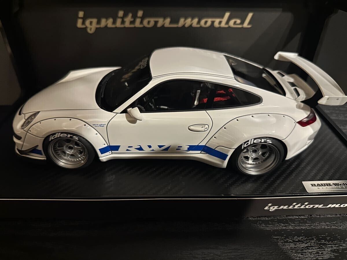 1/18 Ig3252 Rwb 997 Gt3 White Ignition Model Porsche Rauh 1/18 Ig3252 Rwb 997 Gt3 White Ignition Model Porsche Rauh