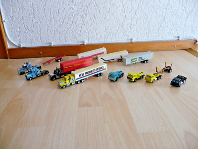 Yatming Road Champs Konvolut Ford 600 Series, Peterbilt, Anhänger, Trailer Truck