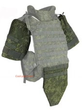 Russian 6B23/6B45 Tactical Vest Accessory EMR Camo Shoulder Pads Jockstrap Guard