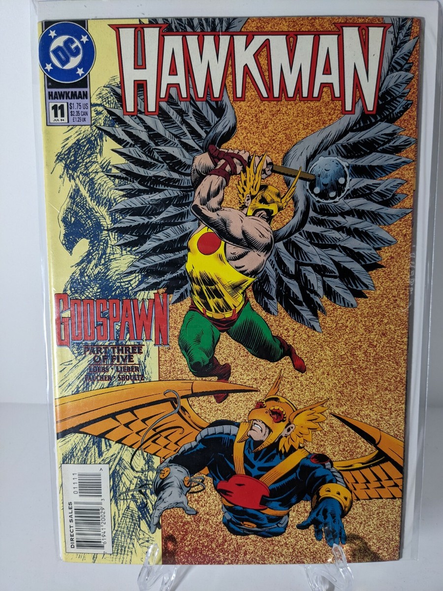 Hawkman #11 (1994), DC, 12 PICTURES, hawk+man=this, combine