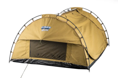 Kings Big Daddy デラックスダブルスワッグテント Adventure Kings Big Daddy Deluxe Double Swag Tent + 2in1 LED light