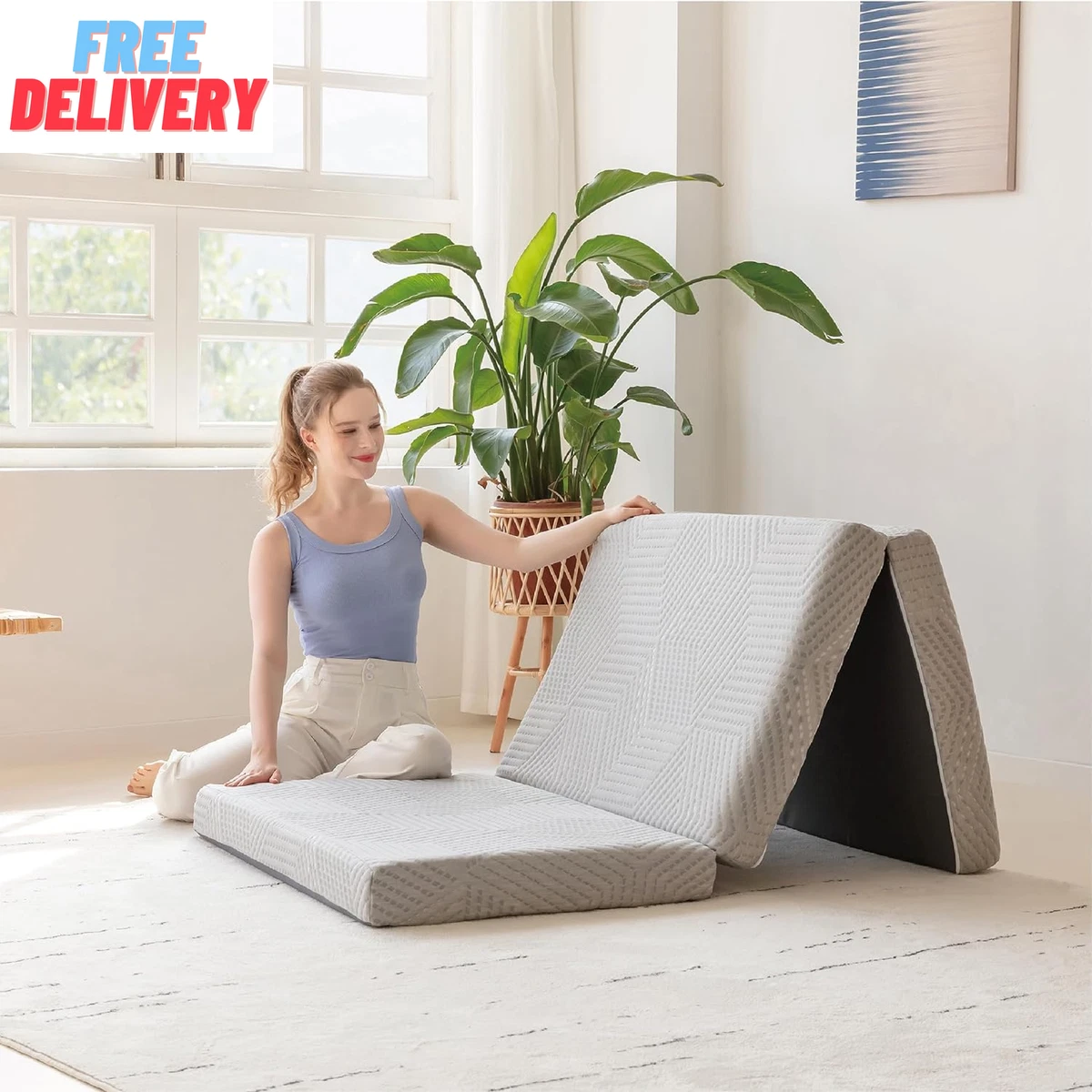 4 inch 2024 folding mattress