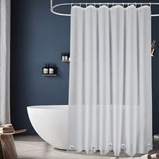 PEVA Plastic Shower Curtain Liner 74 inch Long 72''W x 74''L Frosted