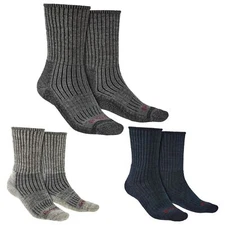 Bridgedale - Mens Walking Walking Midweight Merino Wool Padded Sole Boot Socks