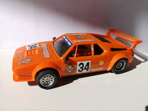 BMW M1 Jagermeister #34 - Slot Car SCX 1/32 - Voiture De Rallye Orange - Occasion