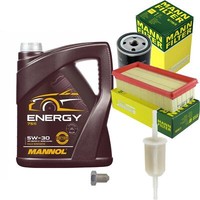Inspektionspaket 5L Energy 5W-30 FüR Vw Golf Ii 1.6 1.8I Cat 1.8 Jetta Scirocco