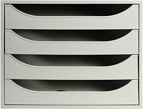 Exacompta 228606D Cassettiere, Grigio, 34.8 x 28.4 x 23.4 (W8x)