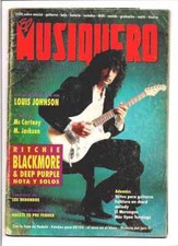 RITCHIE BLACKMORE DEEP PURPLE - El Musiquero # 57 Magazine May 1991 - Argentina