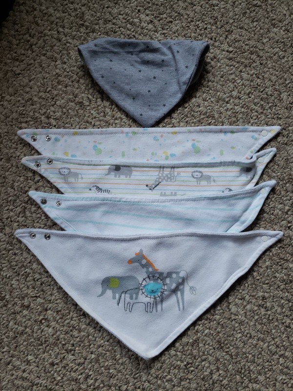 Bon Bebe Handkerchief Bibs Snap Teether