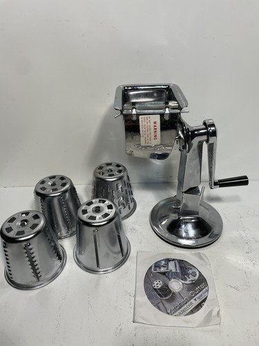 Vtg Kitchen Craft Luster Craft Gourmet Veggie Cutter 4 Cones, Finger Guard, DVD - 第 1/24 張圖片