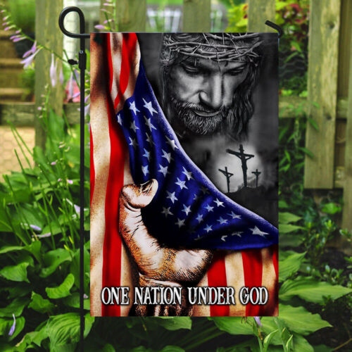 Discover Jesus One Nation Under Jesus God Garden Flag Gift For Christians