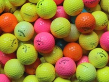 50 Callaway Supersoft Palline Da Golf Colorate ° B-Qualità ° Lakeballs Practice