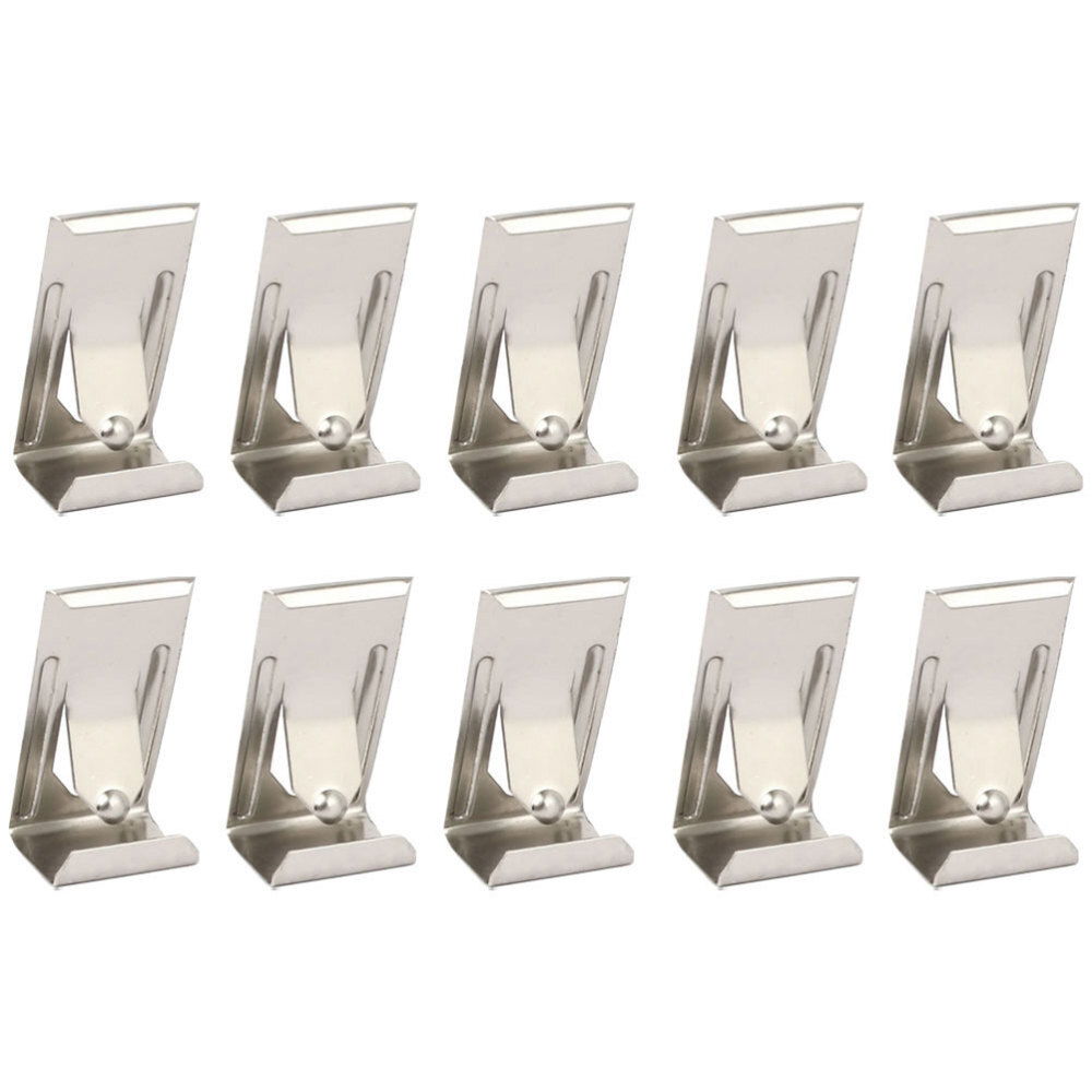 60 Pcs Spring Clips Frame Swiss Frameless Picture Hanging Photo Hardware Hook