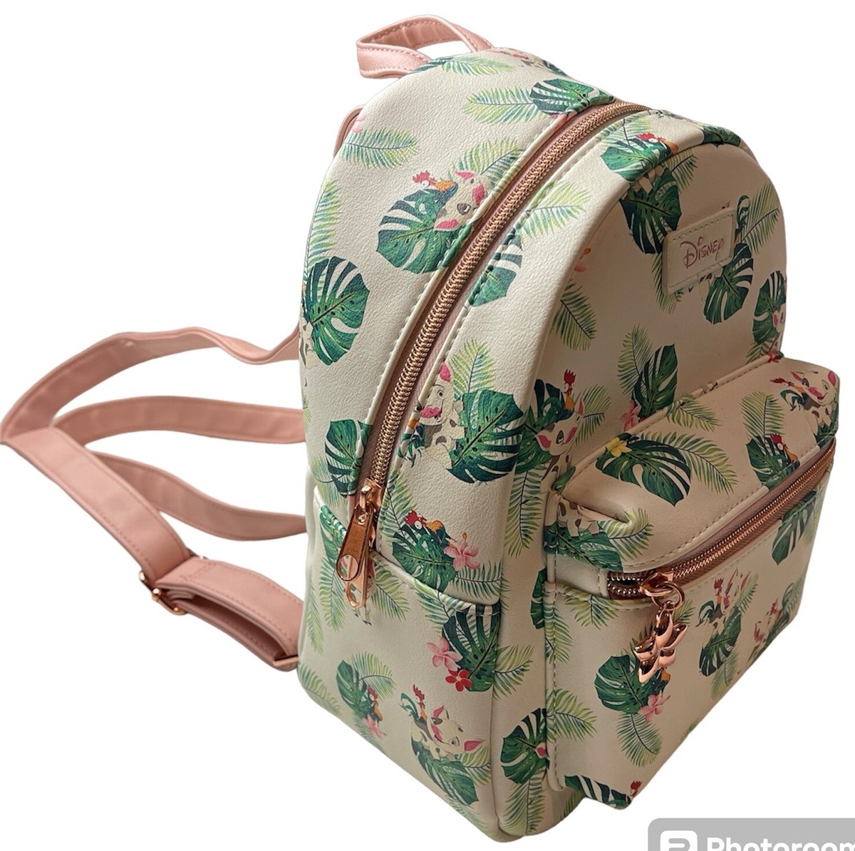 Loungefly Disney Moana Pua & Hei Hei Cream Backpack Loungefly Disney Moana Pua & Hei Hei Sunset | Mercari main image 4
