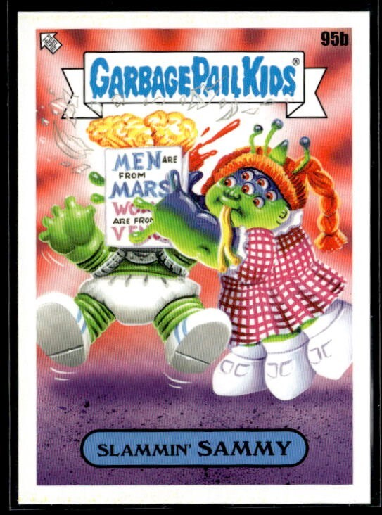 2022 Topps Garbage Pail Kids Book Worms #95b Slammin' Sammy  NS01R03A
