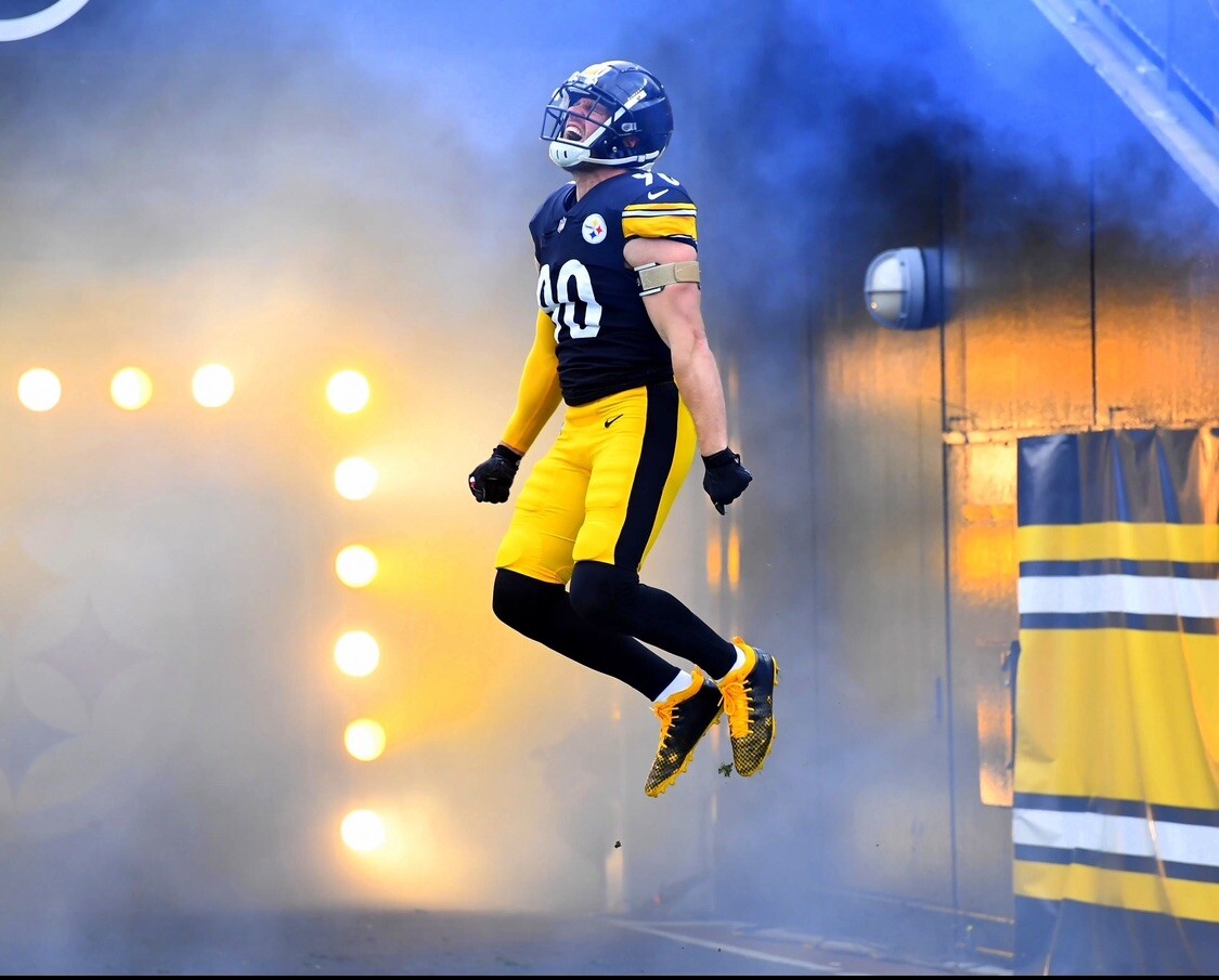 8x10 Photo TJ WATT Pittsburgh Steelers Defensive Player of the