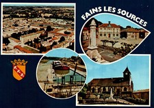 Fains-les-Sources - Aerial view, barge