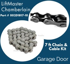 LiftMaster / Chamberlain Garage Door  7 Foot Chain & Cable Kit 002D1817-10
