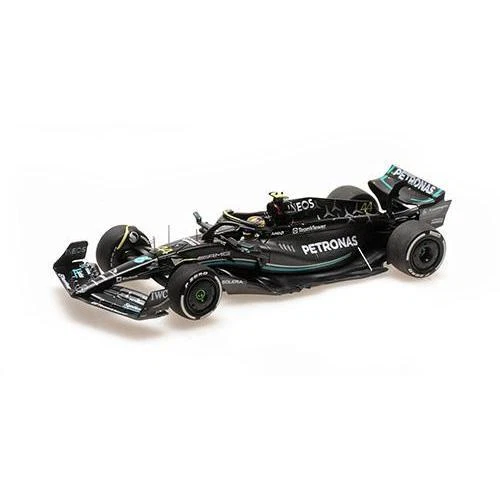 1:43 MINICHAMPS Mercedes Gp F1 W14 #44 Bahrain Gp 2023 Lewis Hamilton 417230144 - Image 2 of 2