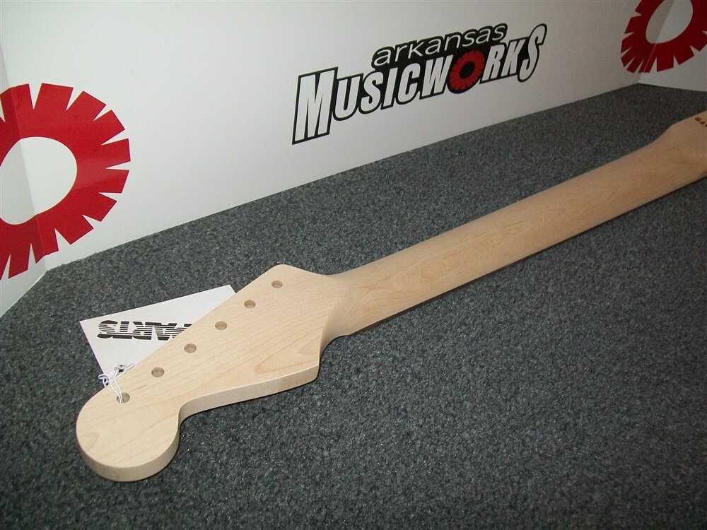 Allparts Fender Licensed Maple Strat Neck 22 Jumbo Frets #sro-w