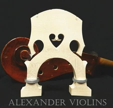 MASTER LEVEL ADJUSTABLE BRIDGE UPRIGHT BASS 3/4 SIZE,HAND MADE IN USA