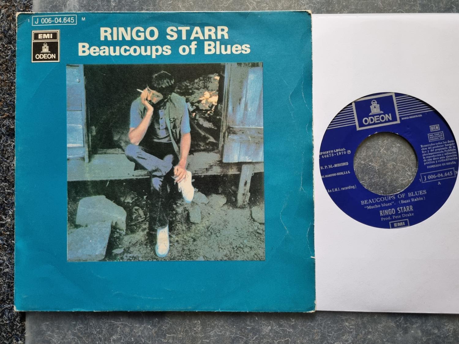 7"" Single Vinyl Ringo Starr - Beaucoup of blues SPAIN DIFFERENT COVER/ The Beatl