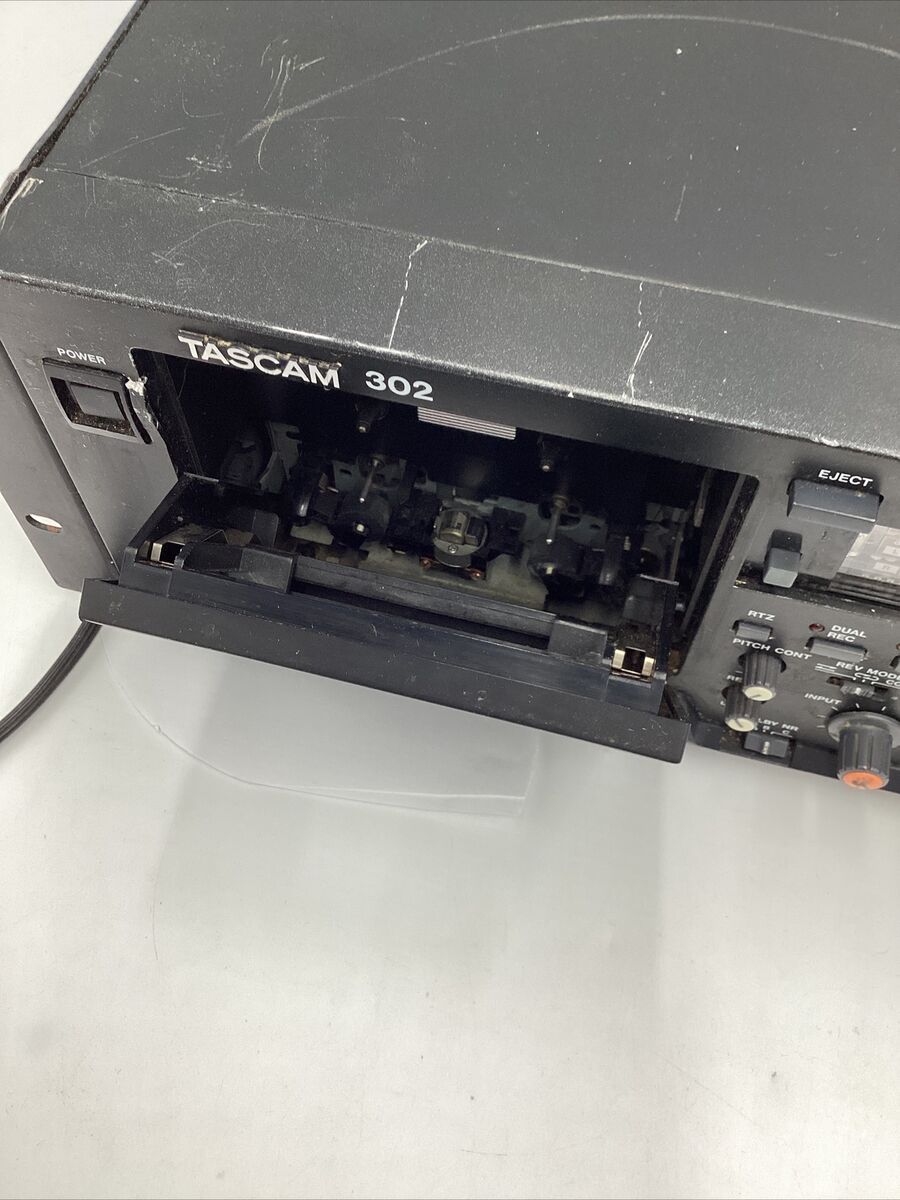 TASCAM 302 Dual Cassette Deck - PARTS or REPAIR | eBay TASCAM 302 Dual Cassette Deck - PARTS or REPAIR | eBay