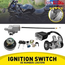 For Lexmoto Echo 50 Lock Set Ignition Barrel Keys Seat Petrol Fuel Lock LJ50QT