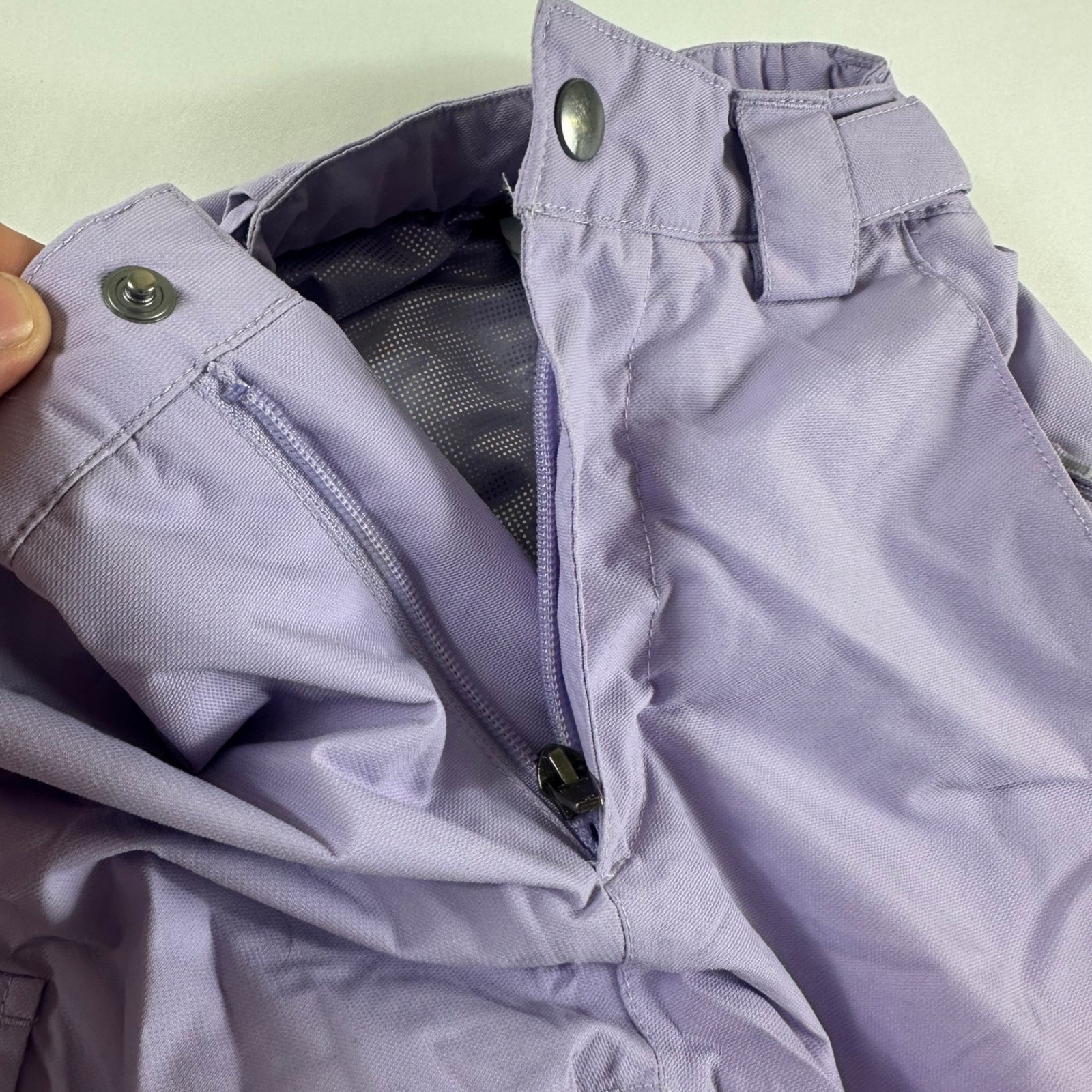 Columbia Girls Size 8 Small Omni-Heat Snow Pants Purple Insulated Ski Bibs thumbnail 7