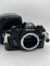Nikon EM 35mm SLR Film Camera Body  CF-11 case   Shutter, Meter  Timer Working